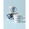 image:imageLenox 895681 Blue Bay White 24Piece Dinnerware SetDessert Mugs  Set of 4
