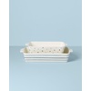 image:imageLenox 895681 Blue Bay White 24Piece Dinnerware SetRectangular Baker  Set of 2