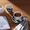 image:imageLenox 895681 Blue Bay White 24Piece Dinnerware SetTeacup  Saucer Set