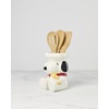 image:imageLenox 897681 Chef Snoopy Figural Utensil Crock 4Piece SetUtensil Crock
