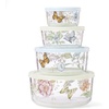 image:imageLenox Butterfly Meadow Insulated Food Container 065 LB Multi4 Sizes in Set 8oz  16oz  32oz   55oz