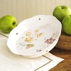 image:imageLenox Kitchen Butterfly Meadow Large Glass Cutting Board Glass Material Cutting Board For Home And Kitchen Hand Wash Only Butterflies Design Tray White 1 Piece 13 Inch W X 1025 Inch LDeep Pie Dish