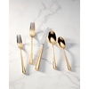 image:imageLenox Silverware Set Imperial Caviar Gold 5Piece Place Setting Service For 1 1810 Stainless Steel Handwash Only Utensils Sets Knives Spoons And Forks Home Kitchen And Dining Gold 5 Pieces5Piece Placesetting  Gold