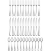 image:imageLenox Silverware Set Studio 1414 Mirror 24 Piece Flatware Set Service For 8 1810 Stainless Steel Dishwasher Safe Flatware Cutlery Sets Utensils Knives Spoons and Forks Silver 24 Pieces36Piece Flatware Set