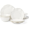 12-Piece Dinnerware Set  White