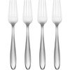 image:imageLenox Silverware Set Cantera 65Piece Flatware Set Service For 12 Dishwasher Safe 1810 Stainless Steel Knives Spoons And Forks Sets Home And Kitchen Serving Utensils Silver 65 PiecesSalad Forks  Set of 4