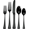 20-Piece Flatware Set  Black