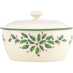 image:imageLenox 893490 Holiday 2Tiered Server Christmas DinnerwareCovered Casserole