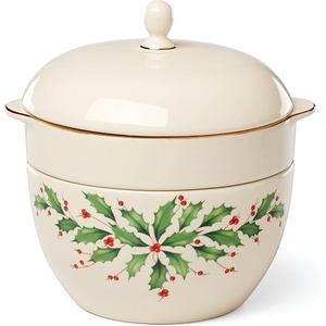 image:imageLenox 893490 Holiday 2Tiered Server Christmas DinnerwareStackable Bowls