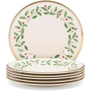 image:imageLenox 893494 Holiday Luna Nesting Dinnerware Set Christmas Hosting8 Pack of 6