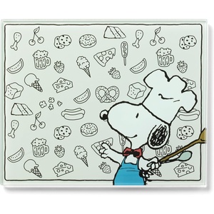 image:imageLenox 897681 Chef Snoopy Figural Utensil Crock 4Piece SetSmall Prep Board