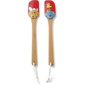 image:imageLenox 897681 Chef Snoopy Figural Utensil Crock 4Piece SetSpatulas  Red