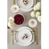 image:imageLenox Dinnerware Sets Modern White 24Piece Dinnerware Set Service For 8 Porcelain Material Dishwasher Safe Microwave Safe Bowls Plates And Bowls Dinner Dishes Plates Set White 24 Piece18Piece Dinnerware Set