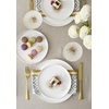 image:imageLenox Dinnerware Sets Modern White 24Piece Dinnerware Set Service For 8 Porcelain Material Dishwasher Safe Microwave Safe Bowls Plates And Bowls Dinner Dishes Plates Set White 24 Piece24Piece Dinnerware Set