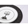 image:imageLenox Vintage Halloween Collection Haunted Manor Dinner Plate Set 4PieceDessert Plates  Set of 4  Black
