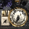 image:imageLenox Vintage Halloween Collection Haunted Manor Dinner Plate Set 4PieceDinner Plates  Bats
