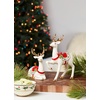 image:imageLenox 894973 Laying Reindeer Figurine Christmas amp Holiday DecorLaying Reindeer