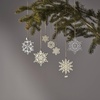 image:imageLenox 896056 2024 Silverplate Engagement Ring OrnamentGemmed Snowflake