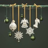 image:imageLenox 896056 2024 Silverplate Engagement Ring OrnamentGemmed Snowflake