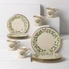image:imageLenox 897082 Holiday Dinnerware Place Setting Bowls Set of 4 Christmas12Piece Dinnerware Set Includes Mugs