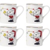 image:imageLenox 897751 Snoopy Christmas Santa Sack Candy Bowl Christmas Dishes Festive Holiday Serveware12Piece Dessert Set