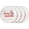 image:imageLenox 897751 Snoopy Christmas Santa Sack Candy Bowl Christmas Dishes Festive Holiday ServewareAccent Plates  Set of 4