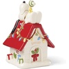 image:imageLenox 897751 Snoopy Christmas Santa Sack Candy Bowl Christmas Dishes Festive Holiday ServewareCovered Candy Dish