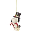 Snoopy & Woodstock with Candy Cane Ornament