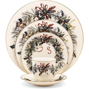 image:imageLenox 894203 Winter Greetings Cardinal Bowl Christmas Dinnerware5Piece Place Setting