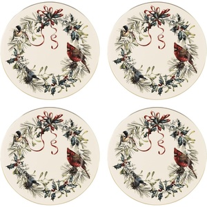 image:imageLenox 894203 Winter Greetings Cardinal Bowl Christmas DinnerwareDinner Plates  Set of 4