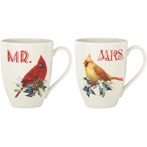 image:imageLenox 894203 Winter Greetings Cardinal Bowl Christmas DinnerwareMugs  Set of 2