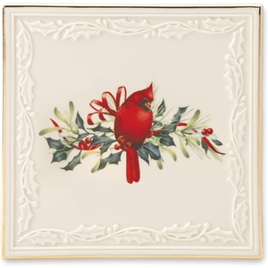 image:imageLenox 894203 Winter Greetings Cardinal Bowl Christmas DinnerwareTrivet