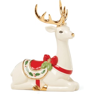 image:imageLenox 894973 Laying Reindeer Figurine Christmas amp Holiday DecorLaying Reindeer