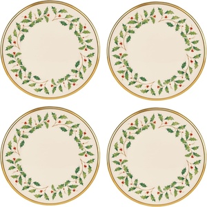 image:imageLenox 897082 Holiday Dinnerware Place Setting Bowls Set of 4 ChristmasSalad Plates  Set of 4
