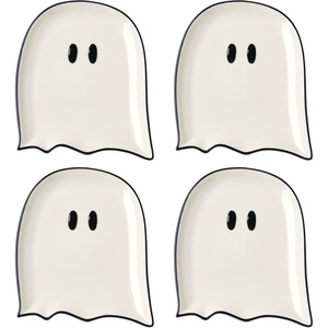 image:imageLenox Halloween Collection Ghost Candy BowlAccent Plates  Set Of 4
