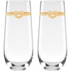 image:imageKate Spade New York Love 2Piece Stemless Toasting Flutes 075 LB Clear