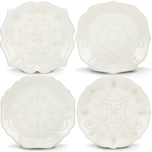 image:imageLenox 895724 French Perle Fruit Bowls Set Of 4 WhitePlates  Set of 4
