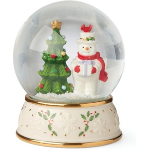 image:imageLenox 894915 Happy Holly Days Snow Globe Christmas amp Holiday DecorNight Light