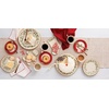 image:imageLenox Holiday 6Piece Salad Plates Dinnerware Set Service For 6 Porcelain Dishwasher Safe Round Plates Set Ivory Red amp Green Perfect for Gatherings Hosting Christmas Dinnerware Ivory 6 PieceDinner Plate