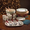 image:imageLenox Holiday 6Piece Salad Plates Dinnerware Set Service For 6 Porcelain Dishwasher Safe Round Plates Set Ivory Red amp Green Perfect for Gatherings Hosting Christmas Dinnerware Ivory 6 Piece12Piece Dinnerware Set Includes Mugs