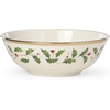 image:imageLenox Holiday 6Piece Salad Plates Dinnerware Set Service For 6 Porcelain Dishwasher Safe Round Plates Set Ivory Red amp Green Perfect for Gatherings Hosting Christmas Dinnerware Ivory 6 PiecePlace Setting Bowls  Set of 6