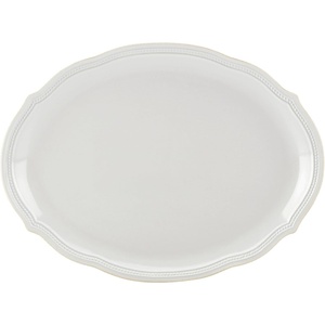 image:imageLenox 895713 French Perle Bead Pasta Bowls Set Of 4Oval Platter