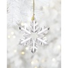 image:imageLenox 897120 2025 Engagement Ring Metal Ornament Christmas Holiday DecorationsOptic Snowflake