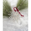 image:imageLenox 897120 2025 Engagement Ring Metal Ornament Christmas Holiday DecorationsSnow Majesty