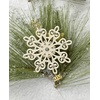 image:imageLenox 897120 2025 Engagement Ring Metal Ornament Christmas Holiday DecorationsSnowflake