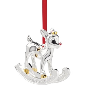 image:imageLenox 897120 2025 Engagement Ring Metal Ornament Christmas Holiday DecorationsBaby Rudolph