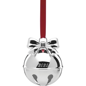 image:imageLenox 897120 2025 Engagement Ring Metal Ornament Christmas Holiday DecorationsJingle Bell