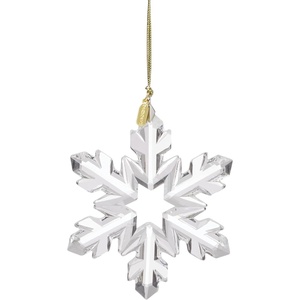 image:imageLenox 897120 2025 Engagement Ring Metal Ornament Christmas Holiday DecorationsOptic Snowflake