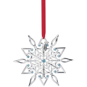 image:imageLenox 897120 2025 Engagement Ring Metal Ornament Christmas Holiday DecorationsSnow Majesty