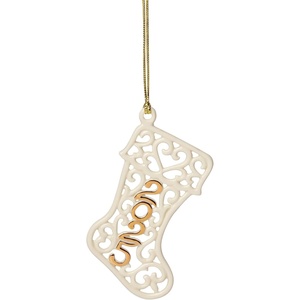 image:imageLenox 897120 2025 Engagement Ring Metal Ornament Christmas Holiday DecorationsStocking